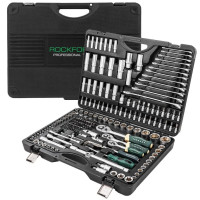 Набор инструментов 216+3пр. 1/4'',3/8'',1/2''(6гр., 12гр.)(4-32мм) ROCKFORCE RF-38841+3
