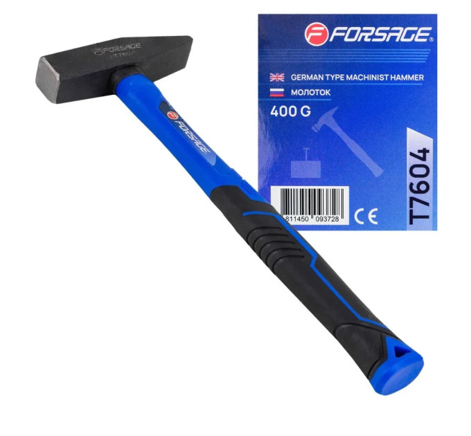 Молоток слесарный 400гр FORSAGE F-T7604
