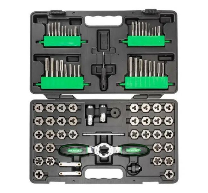 Набір мітчиків та плашок 76пр. Rockforce RF-M076-3