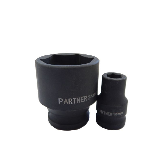 Головка ударная 1/2" 6-гранная 12мм Partner PA-44512