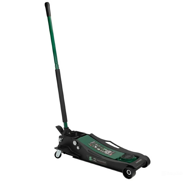Домкрат 5т підкатний (96-595 мм) з педаллю Rockforce RF-T815011L