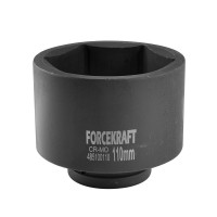Головка ударная глубокая 1'' 6-гранная 110мм Forcekraft FK-485100110
