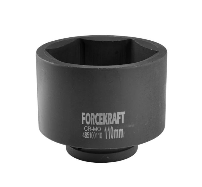 Головка ударная глубокая 1'' 6-гранная 110мм Forcekraft FK-485100110