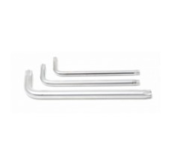Ключ Г-образный TORX экстра длинный с отверстием T27H ROCKFORCE RF-76727XL