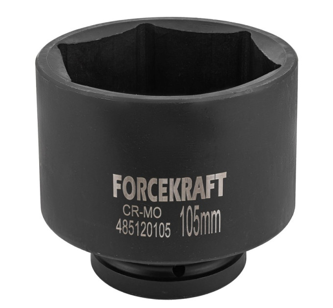Головка ударная глубокая 1'', 105мм (6гр.) FORCEKRAFT FK-485120105