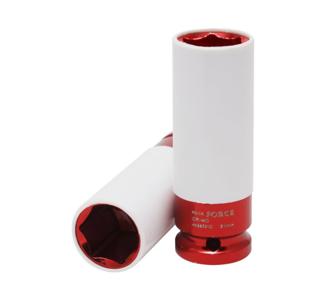 Глубокая головка для литых дисков в защитном кожухе 1/2" 21мм ROCKFORCE RF-4458521C
