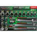 Набір інструментів 20 предметів, 3/8", 6-22 мм ROCKFORCE RF-3202-5