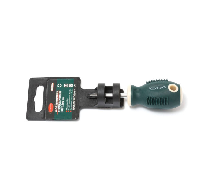 Викрутка хрестоподібна магнітна "Profi" S2 PH1.0x40мм ROCKFORCE RF-7031040