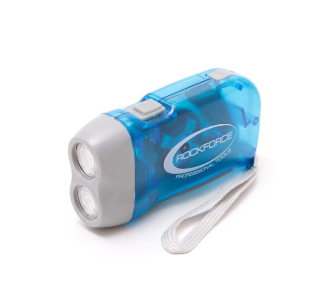 Ручной динамо-фонарь (2 LED) ROCKFORCE RF-02R060