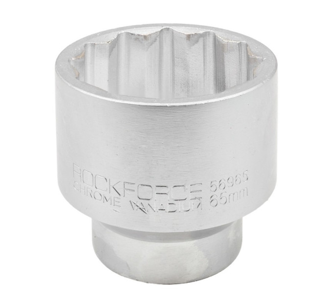 Головка торцевая 65 мм, 3/4", 12-гранная, ROCKFORCE RF-56965