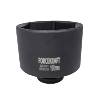 Головка ударная глубокая 1" 6-гранная 100мм Forcekraft FK-485100100