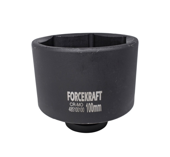 Головка ударная глубокая 1" 6-гранная 100мм Forcekraft FK-485100100