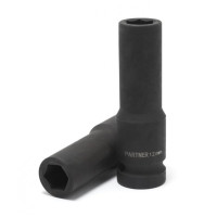 Головка ударная глубокая 1/2" 6-гранная 12мм Partner PA-4458512