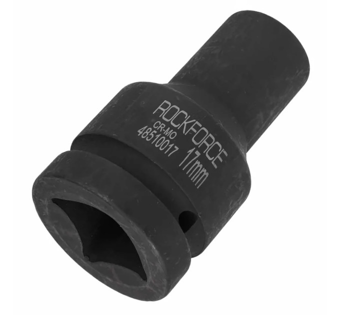 Головка ударная глубокая 1'6-гранная 17мм Rockforce RF-48510017