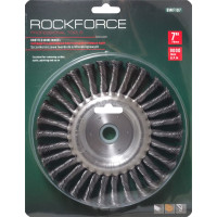 Кордщітка дискова сталева кручена для КШМ 175мм, в блістері ROCKFORCE RF-BWF107 Кордщітка дискова сталева кручена для КШМ 175мм, в блістері ROCKFORCE RF-BWF107