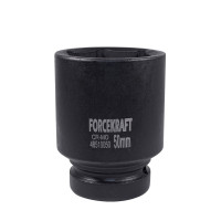 Головка ударная глубокая 1'' 6-гранная 50мм Forcekraft FK-48510050