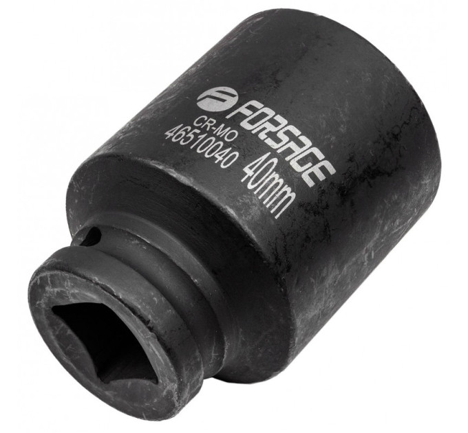 Головка ударная глубокая 40мм, 3/4" (6гр.) Forsage F-46510040