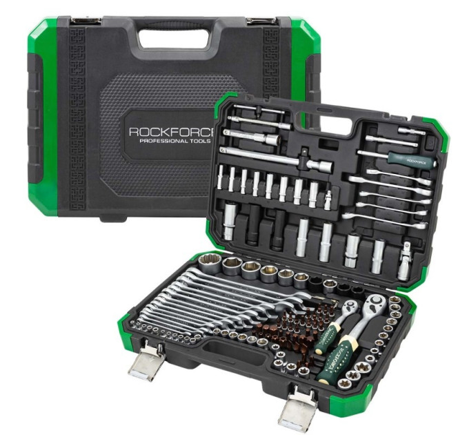 Набор инструментов 125+6пр. 1/4'', 1/2'' (6гр.) ROCKFORCE RF-41252-5 Premium