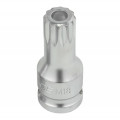 Головка-бита SPLINE с отверстием M18 (L-60мм) 1/2'' Forsage F-24806018B