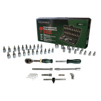 Набор инструментов 46пр. 1/4" (6гр.) (4-14мм) ROCKFORCE RF-2462-5