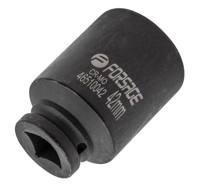 Головка ударная глубокая 3/4" 6-гранная 42мм. Forsage F-46510042