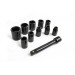 Пневмогайковерт 1/2''(720Нм) + головки (12-24мм) FORCEKRAFT FK-RT-5270K