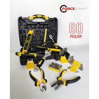 Набор инструментов 60пр. 1/4" (6гр.) (4-13мм) FORCEKRAFT FK-2601