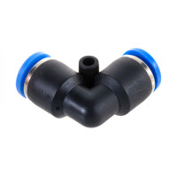 Фитинг угловой для пластиковых трубок 6мм ROCKFORCE RF-SPV06