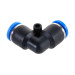 Фитинг угловой для пластиковых трубок 6мм ROCKFORCE RF-SPV06