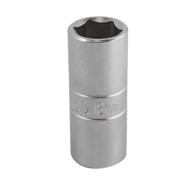Головка свічкова 1/2" 18мм 6-гранна Forsage F-807418
