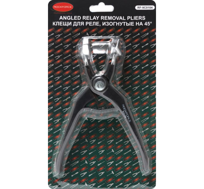 Клещи для реле изогнутые, в блистере ROCKFORCE RF-9C0104