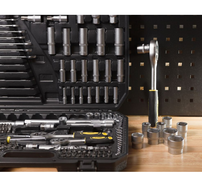 Набір інструментів 216пр. 1/2", 1/4", 3/8" WMC TOOLS 38841