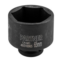 Головка ударная глубокая 65мм 3/4" 6гр PARTNER PA-46510065 Головка ударная глубокая 65мм 3/4" 6гр PARTNER PA-46510065