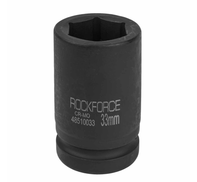 Головка ударная глубокая 1" 6-гранная 33мм ROCKFORCE RF-48510033