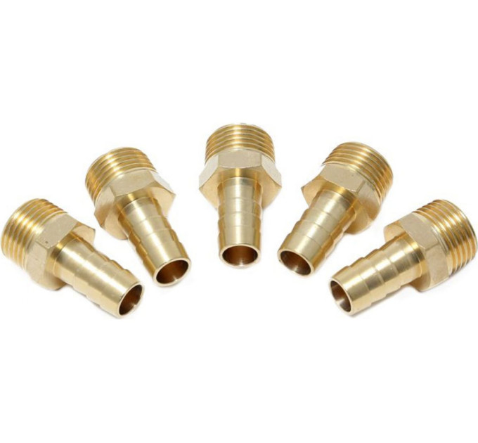 Пepexідник 1/2" нa шлaнг 16мм, к-т 5шт. Forsage F-MH08/10K