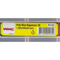 Органайзер WMC TOOLS пластмассовый 380x300x60мм с переставными перегородками WT-PX02