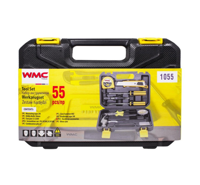 Набір інструментів 55 пр. WMC TOOLS WT-1055