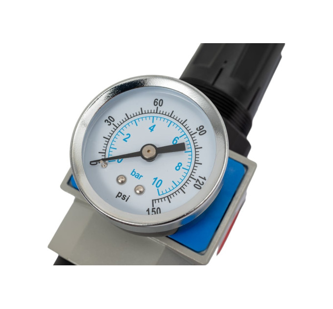Фільтр-регулятор з індикатором тиску 1/4 '' (0-10bar) профі PARTNER PA-EW4000-02