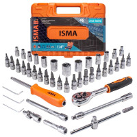 Набор инструментов 46 предметов 1/4'' (6гр.) (4-14мм) IS-2462-5 EURO