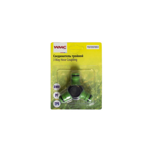 Фітинг Y-подібний для шлангів 16мм, в блістері WMC TOOLS WT-TG7207051