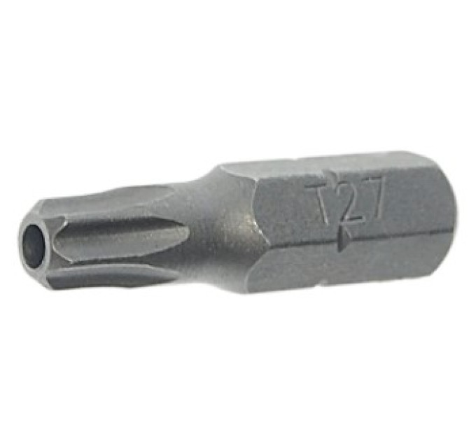 Бита TORX T27Hх25ммL с отверстием, 1/4" ROCKFORCE RF-1272527