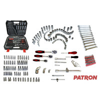 Набор инструментов 216 предметов 1/4''3/8''1/2''(6гр.)(4-32мм) PATRON P-38841