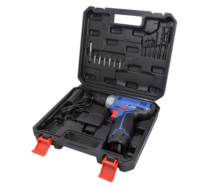Шуруповерт акумуляторний 12V,1.3Ah патрон 0,8-10мм ROCKFORCE RF-BT-CD11-A1 12V