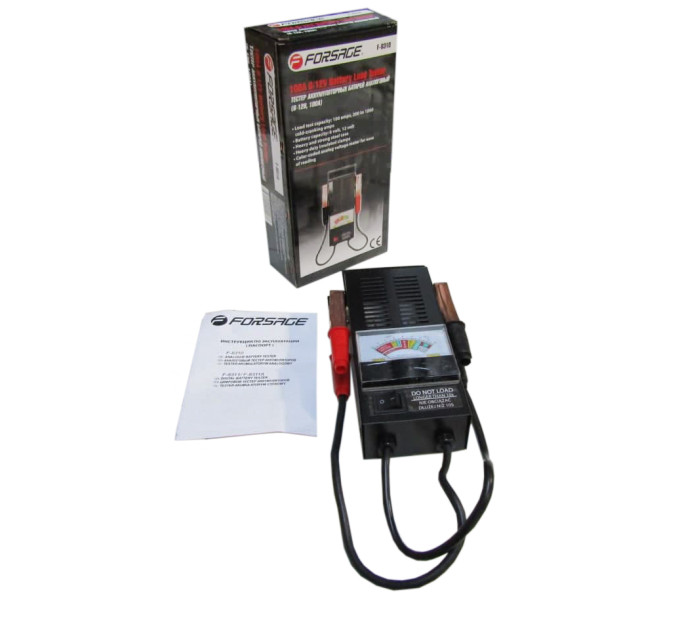 Тестер аккумуляторных батарей аналоговый (6V -12V, 100А) Forsage F-8310