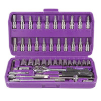 Набор инструментов 46пр. 1/4" (6гр.) POMOGIER PG-2462-5