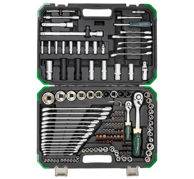 Набор инструментов 125+6пр. 1/4'', 1/2'' (6гр.) ROCKFORCE RF-41252-5 Premium