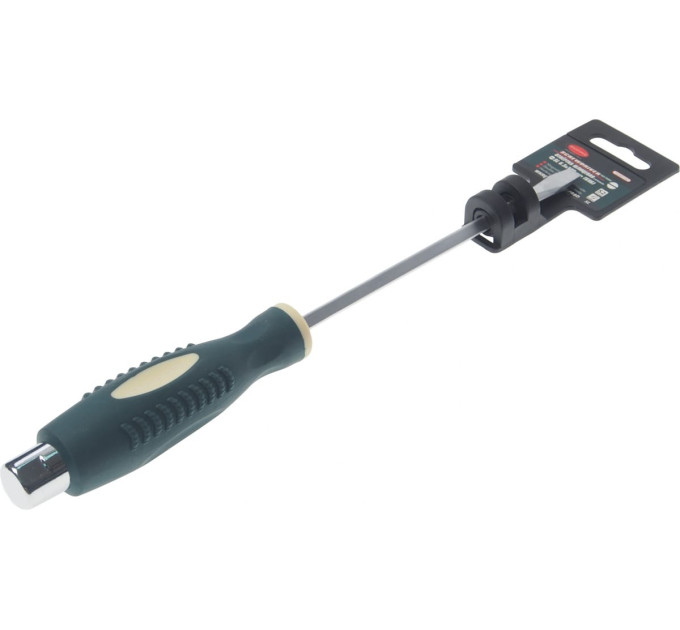 Отвертка Slotted магнитная силовая "Profi" S2 (150мм) SL6.5, на пластиковом держателе ROCKFORCE RF-70265150
