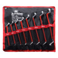 Набір ключів накидних відігнутих на 75град., 8пр. (6х7-18х19, 20х22мм )