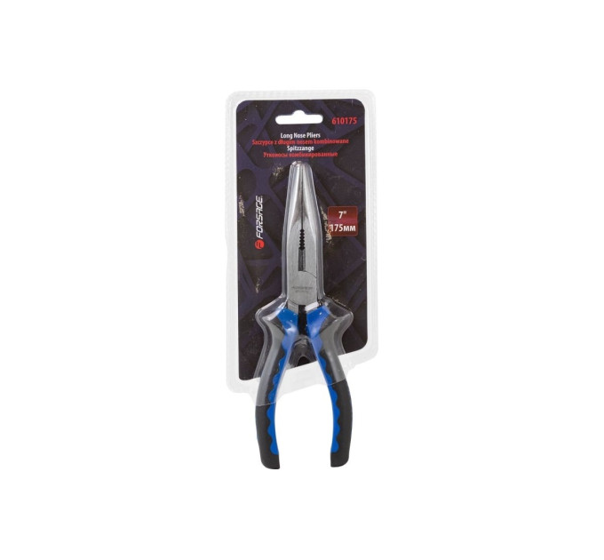 Долгогубцы комбинированные Cr-V 7"-175мм Forsage F-610175