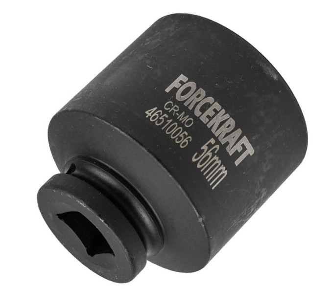 Головка ударная глубокая 56 мм (6-гранная), 3/4" FORCEKRAFT FK-46510056